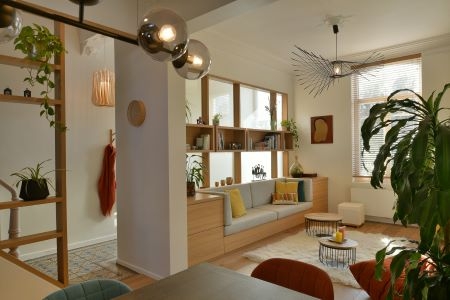 Am&eacute;nagement int&eacute;rieur d'une typique maison bruxelloise